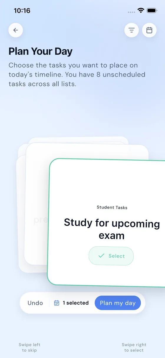 Plan Your Day in Ordr — structuring today’s tasks and schedule